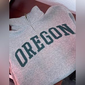 Jansport University of Oregon Quarter Zip Pullover